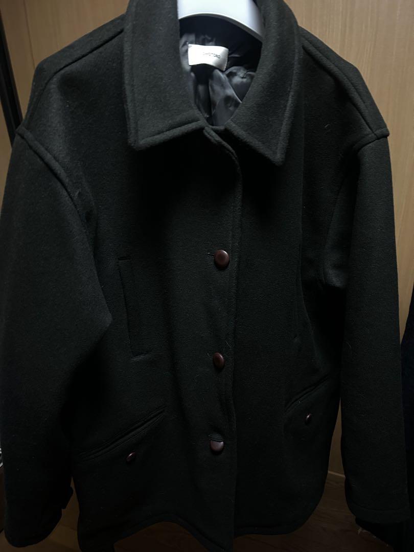 boucle 2way half coat | OHOTORO