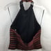 Cache Red & Black Striped Halter Top New 10