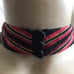 Cache Red & Black Striped Halter Top New 10