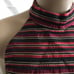 Cache Red & Black Striped Halter Top New 10