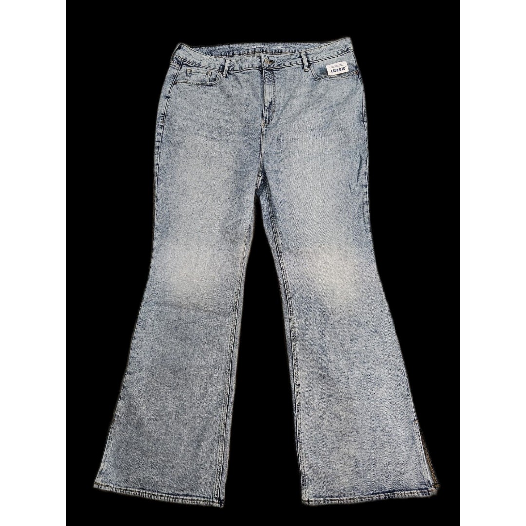Old Navy Jeans Higher High-Rise Flare Light Wash Secret Smooth Pockets Womens 20