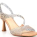 Alex Marie Sutton Clear Rhinestone Slingback Dress Sandals