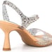 Alex Marie Sutton Clear Rhinestone Slingback Dress Sandals