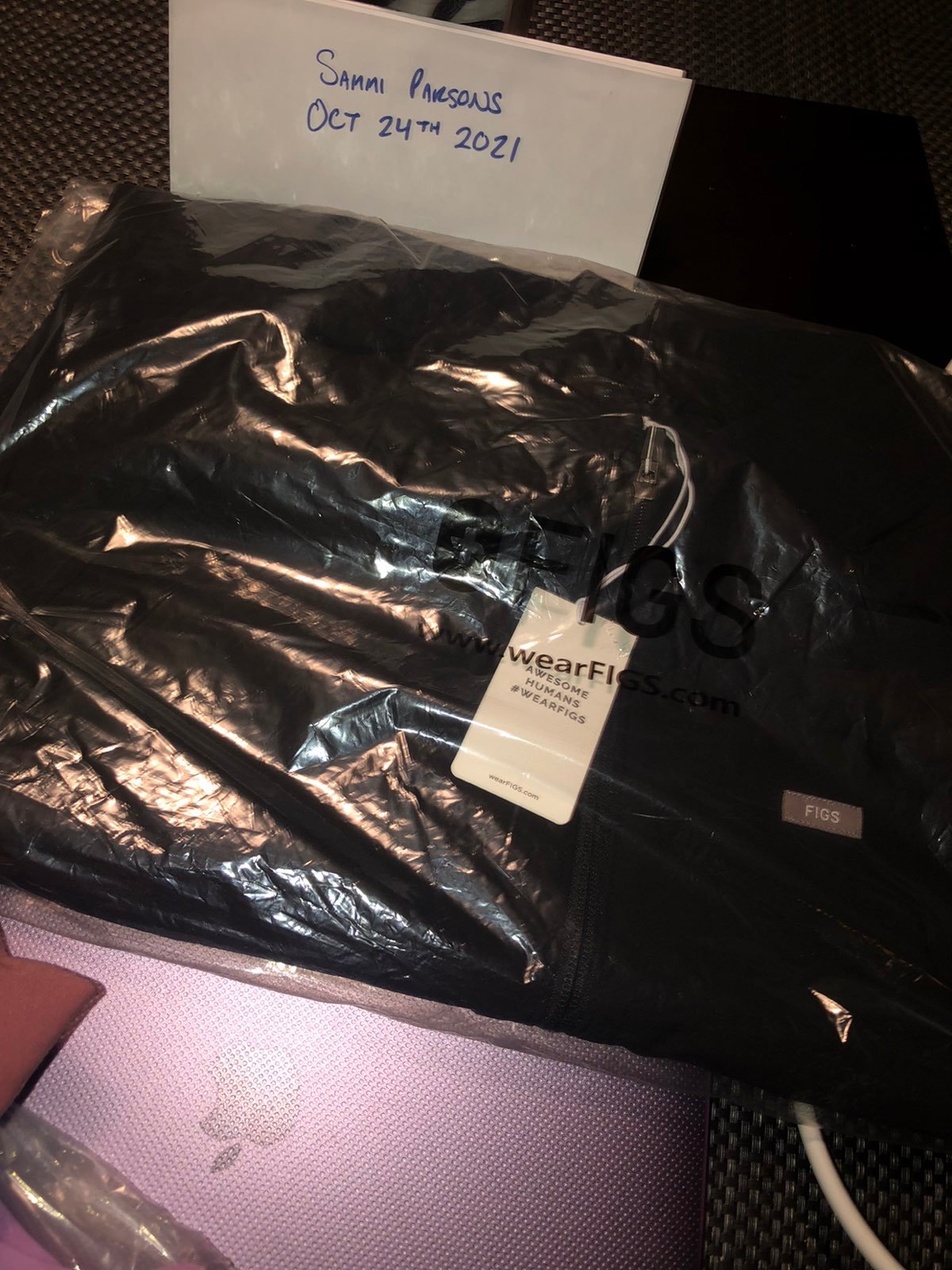 FIG Clothing Bellery Scrub Jacket in Black