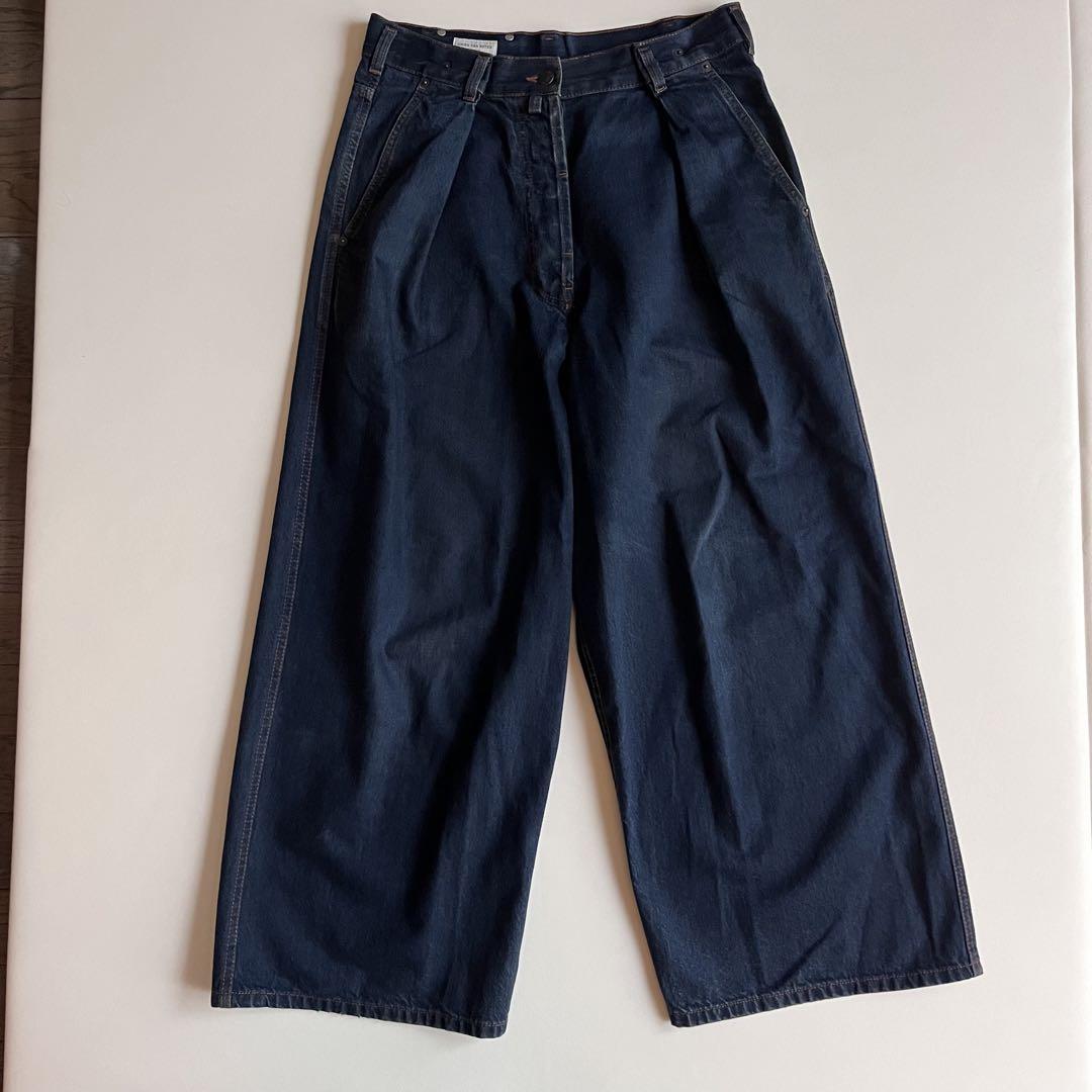 Dries Van Noten Dark Blue Wide Denim