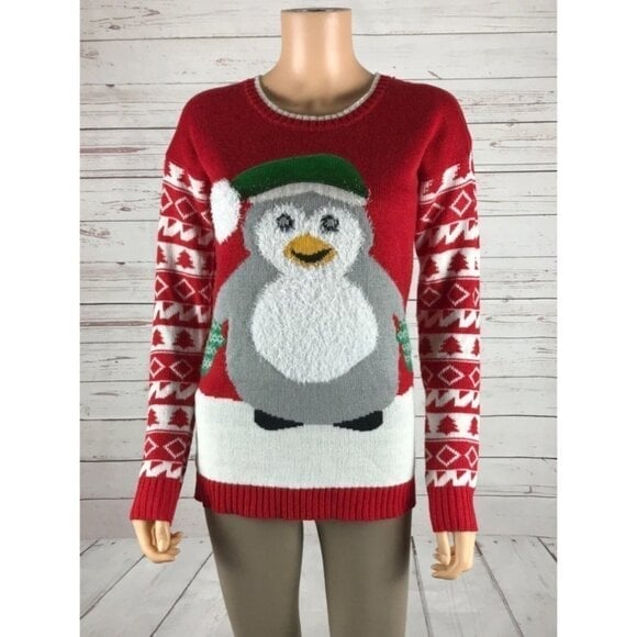 Derek heart christmas sweater best sale
