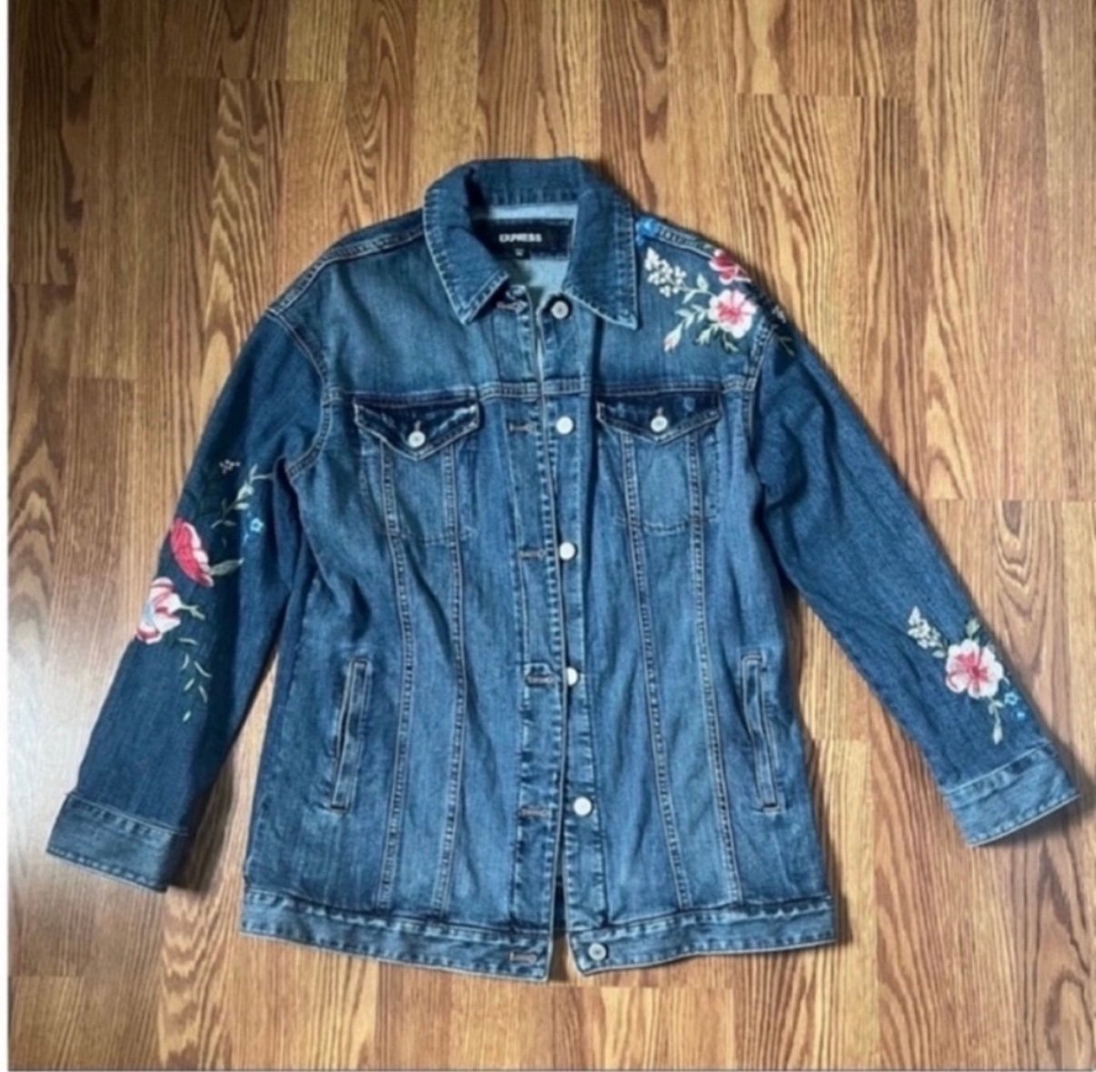 Express Embroidered Denim / Jean Jacket