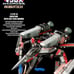 Kitzconcept VF-1S Robotech fast pack armour 1/72 scale - dark red version