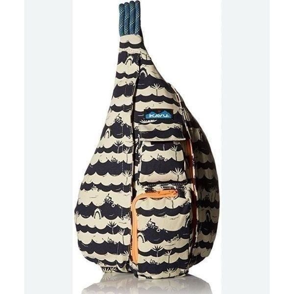 KAVU Original Rope Bag Sling Pack with Adjustable Rope Shoulder Strap
