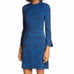 A.L.C. NWOT Blue Black Noelle Sheath Tiger Print Dress Size 0