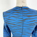 A.L.C. NWOT Blue Black Noelle Sheath Tiger Print Dress Size 0