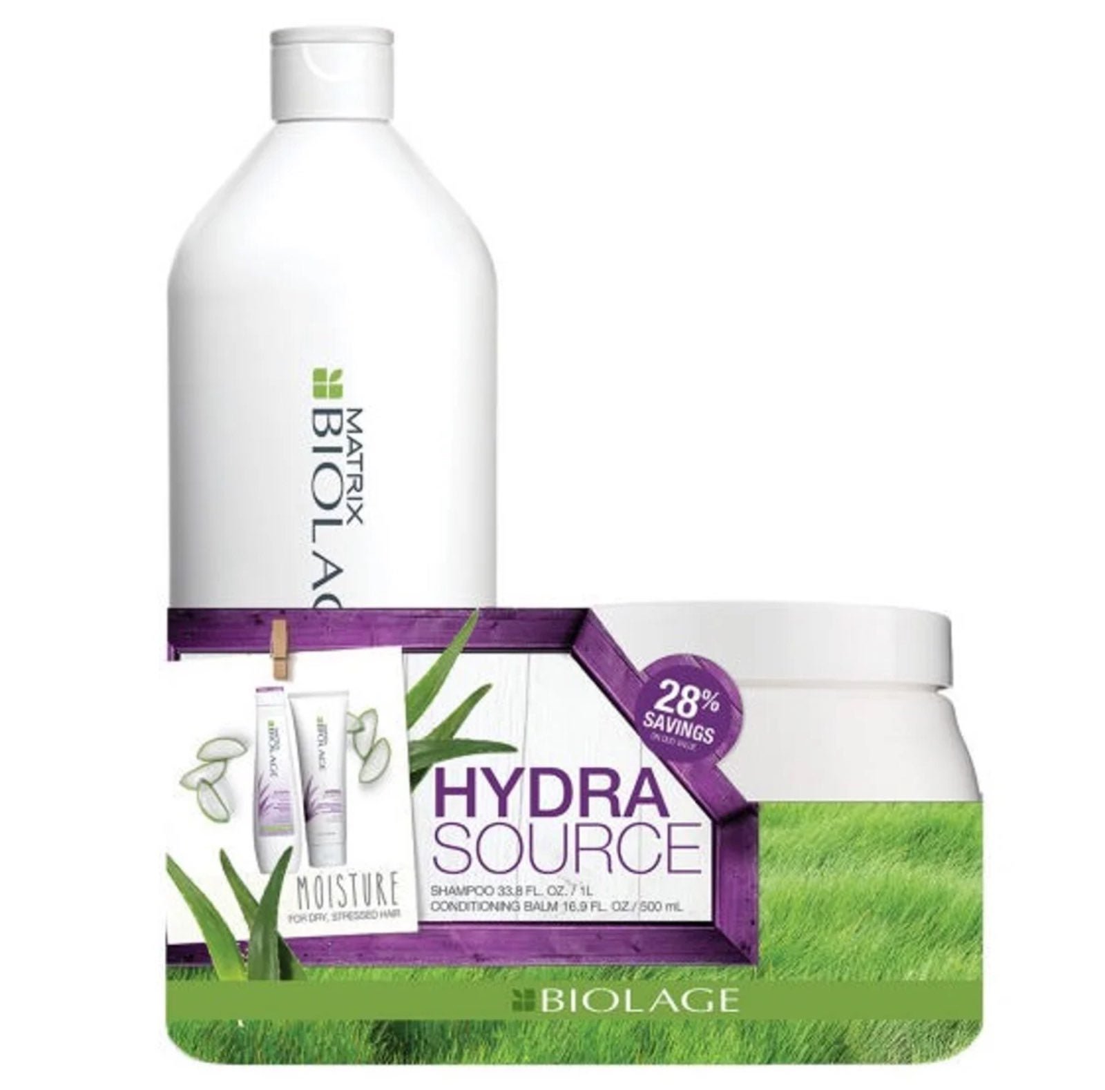 Matrix Biolage Hydrasource Shampoo Conditioner Duo
