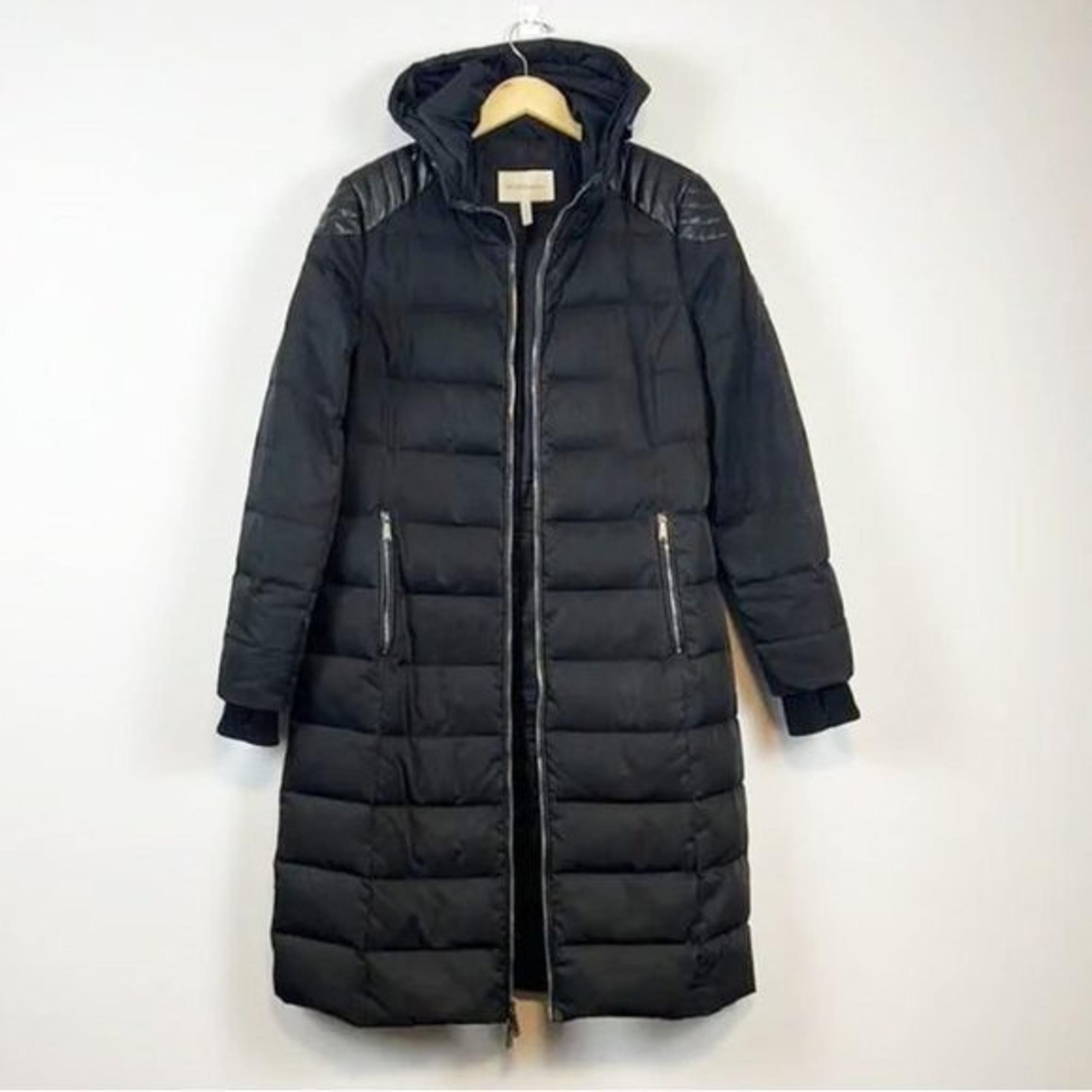 BCBGeneration Black Winter Warm Padded Puffer Hood Jacket S
