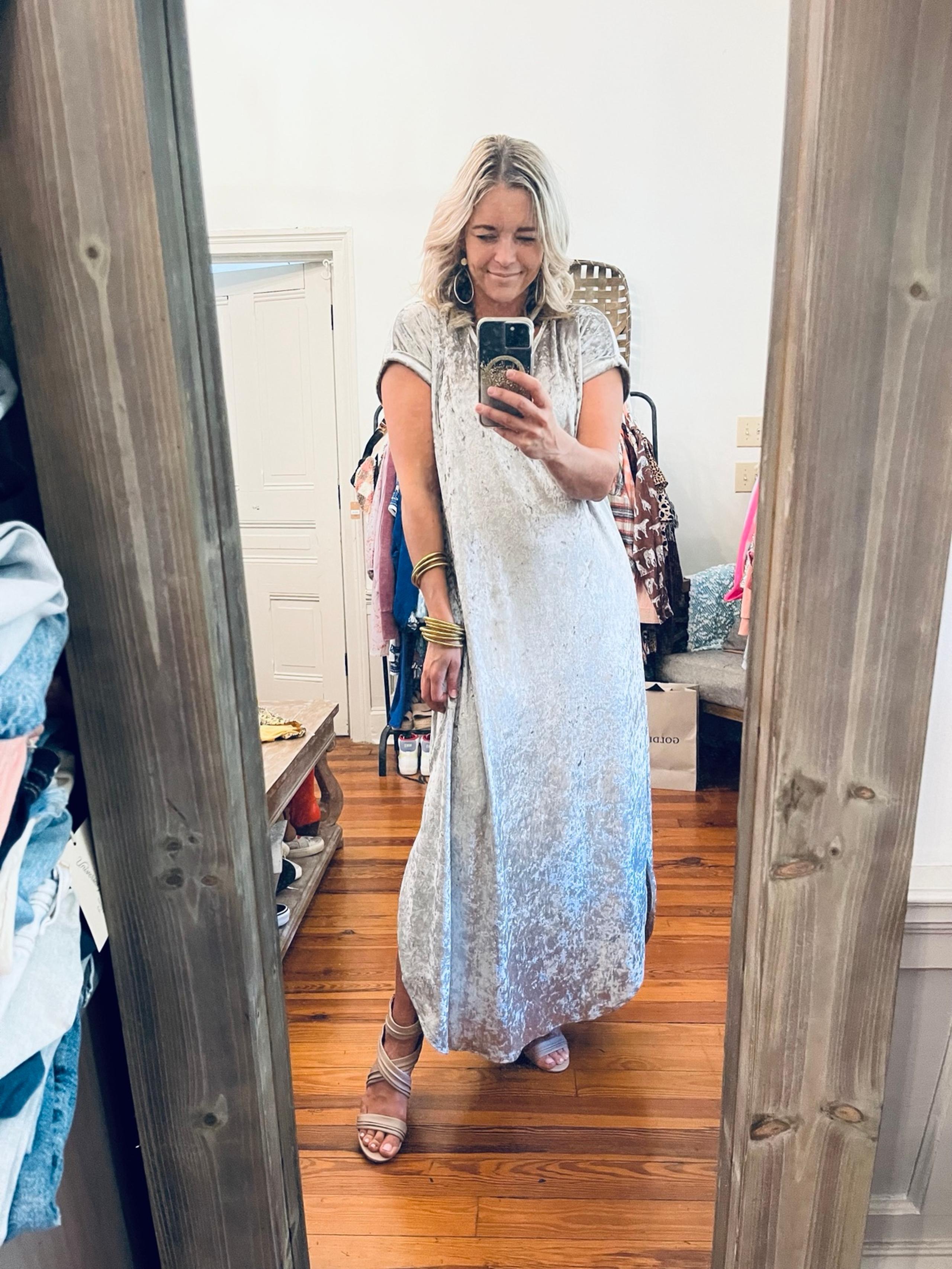 Velvet Midi Dress