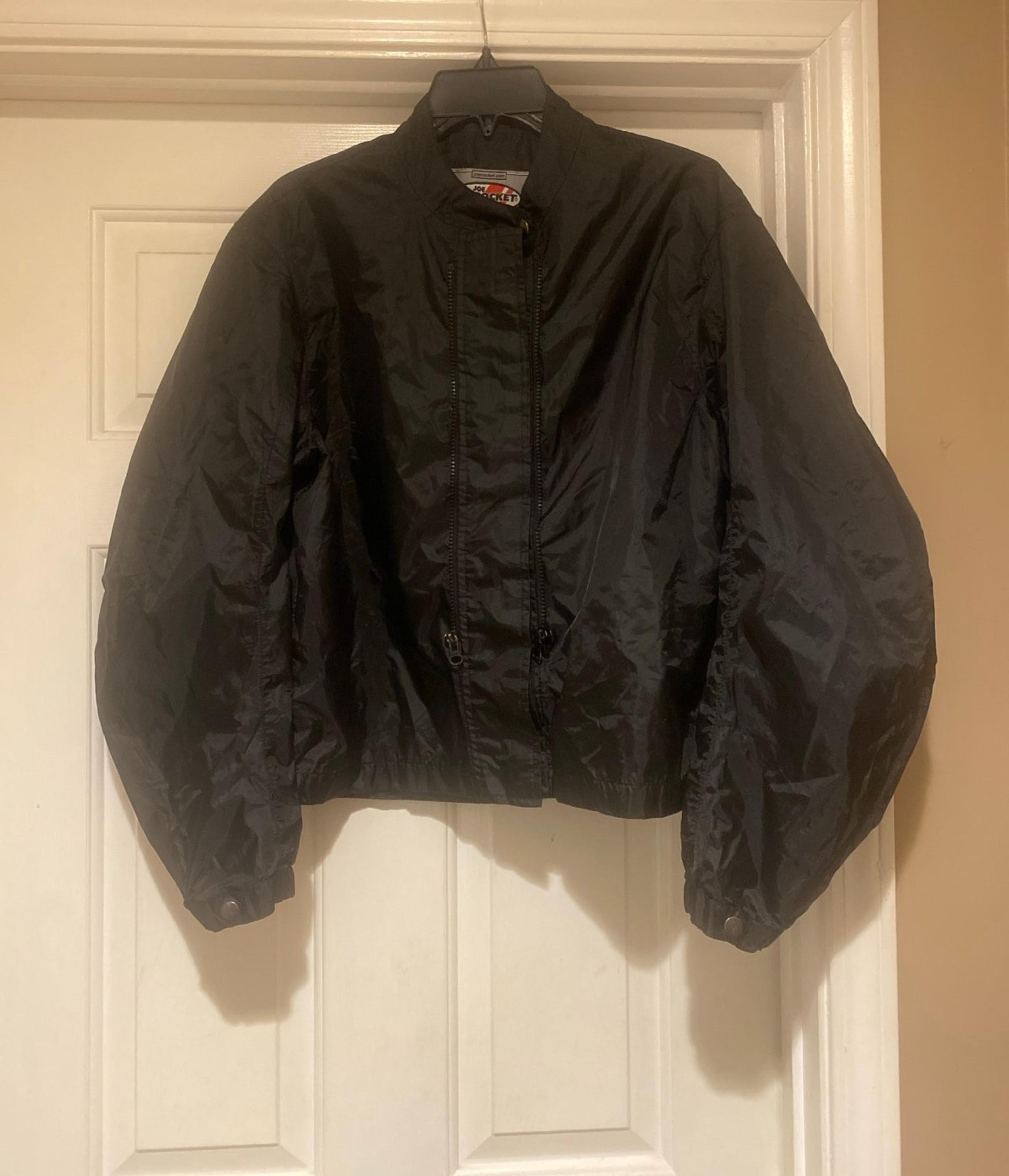 Joe Rocket Women’s Black Motorcycle jacket (Cafe Racer Style) Women’s Size XL