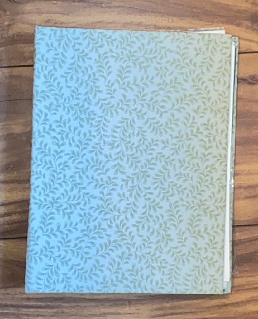 Vintage Photo Album Unused Green Print 1970s