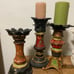 Lot of three candle holders