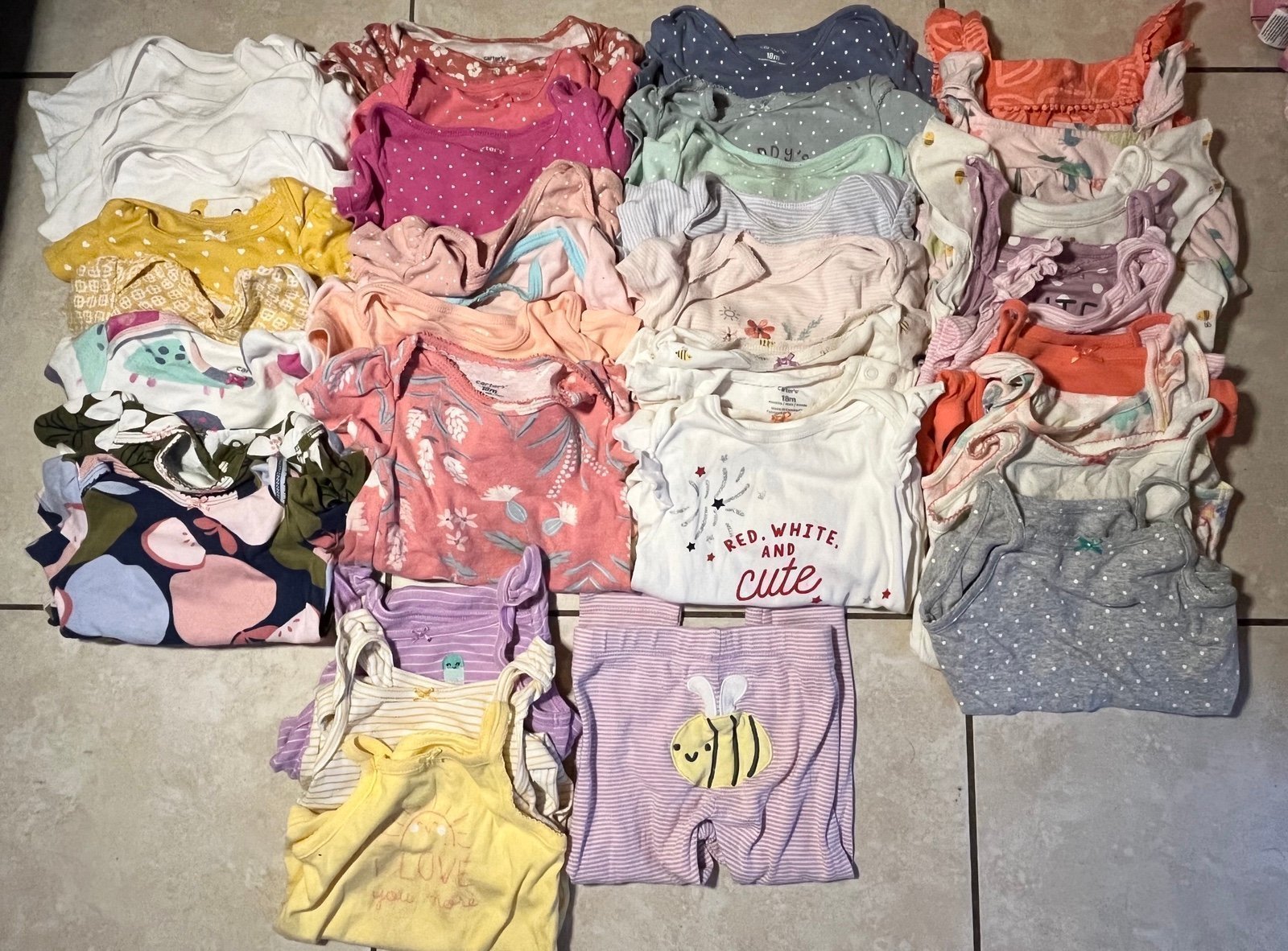 Carters baby girl bundle