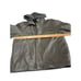 Faded Glory L Full Zip Hooded Gray Chore Jacket Barn Cattle Chickens