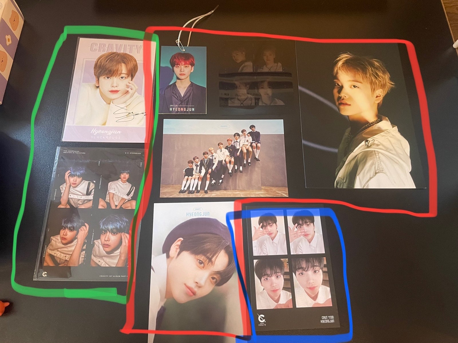 Cravity Hyeongjun Postcards Set (Read Description)