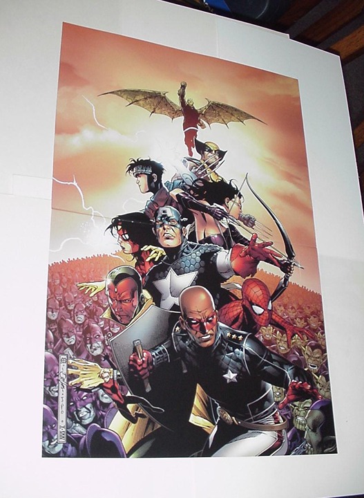 Avengers Poster #60 vs Kree Skrulls w/ Young Avengers New Jim Cheung