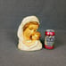 Vintage Madonna & Baby Jesus Sculpture Statue Bust Hand Painted MCM Chalkware