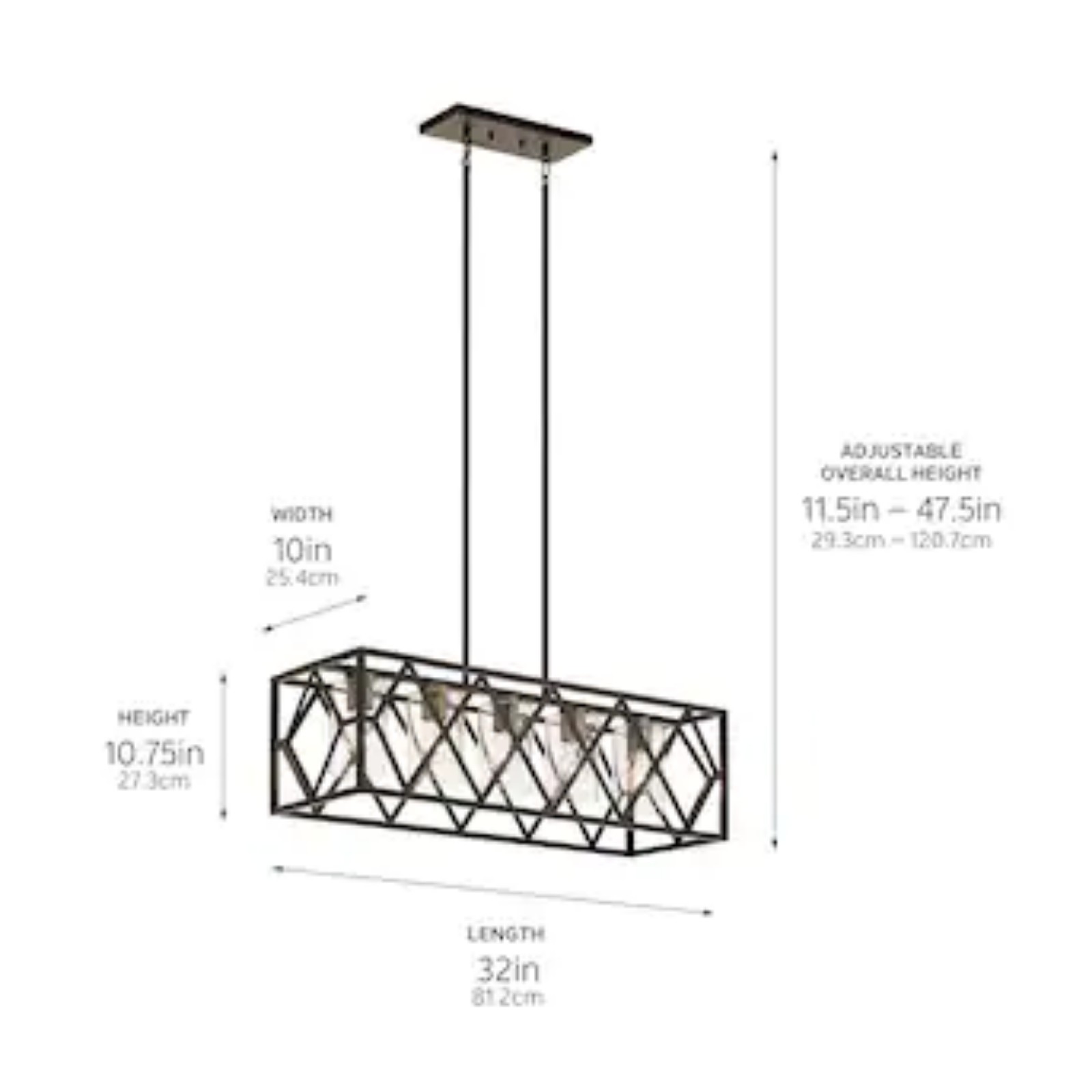 5 light pendent