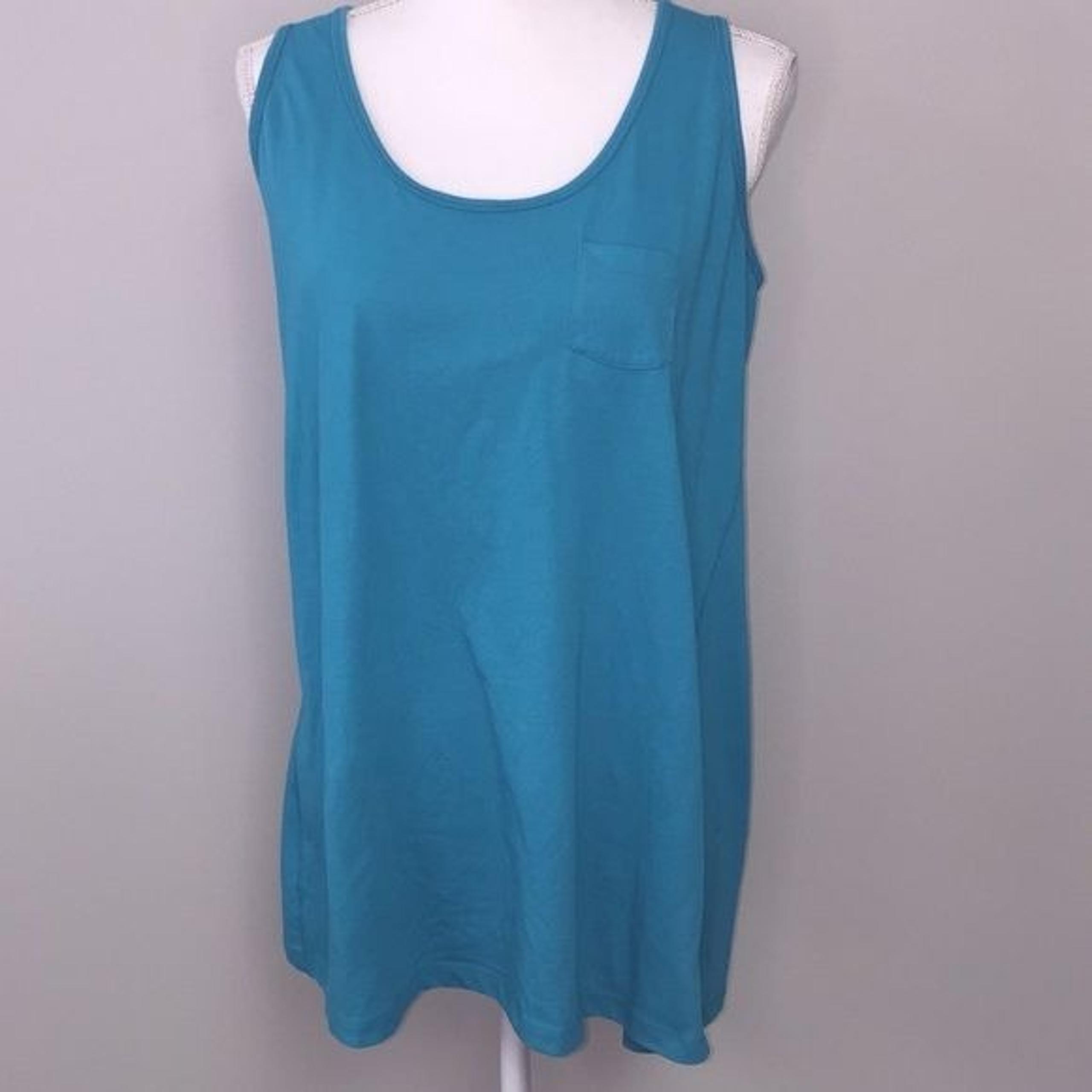 Eddie Bauer Women’s Teal Tank Top Size Large