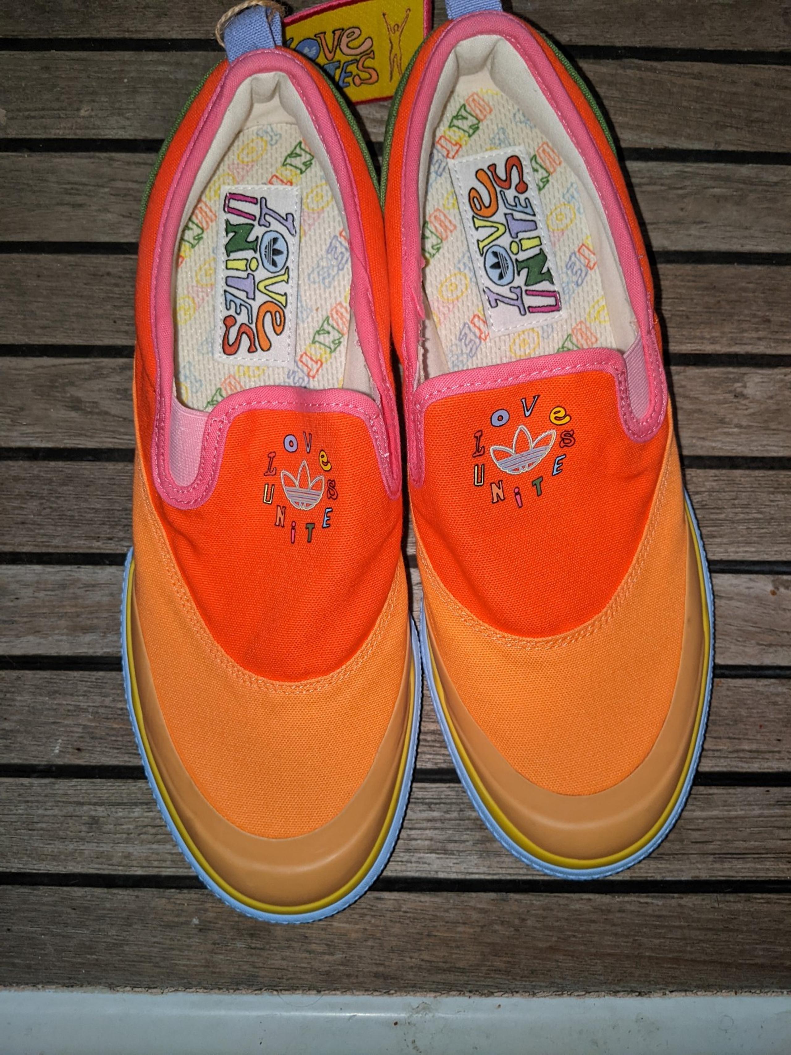 Adidas Nizza Pride men's slip on shoes