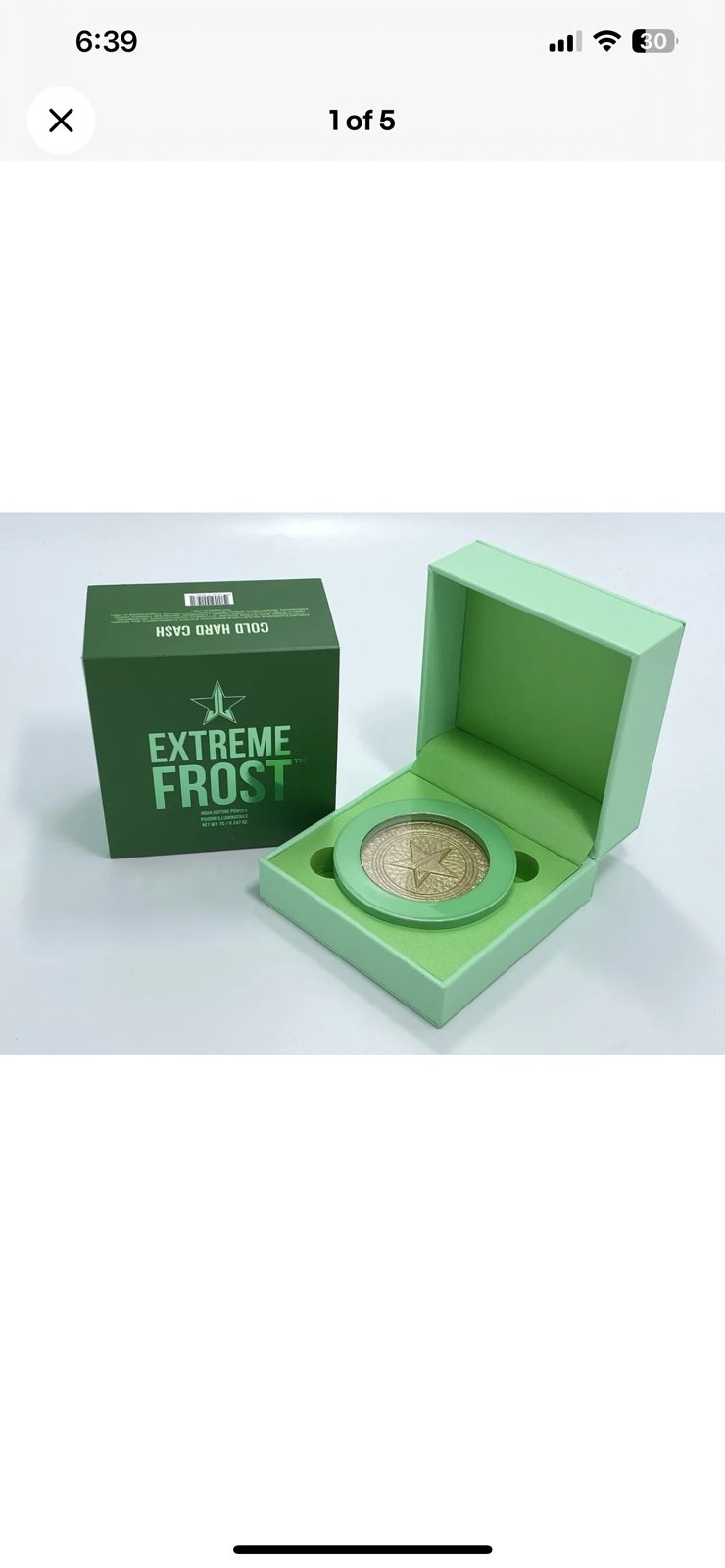 Jeffree Star Extreme Frost in Cold Hard Cah 100% Authentic