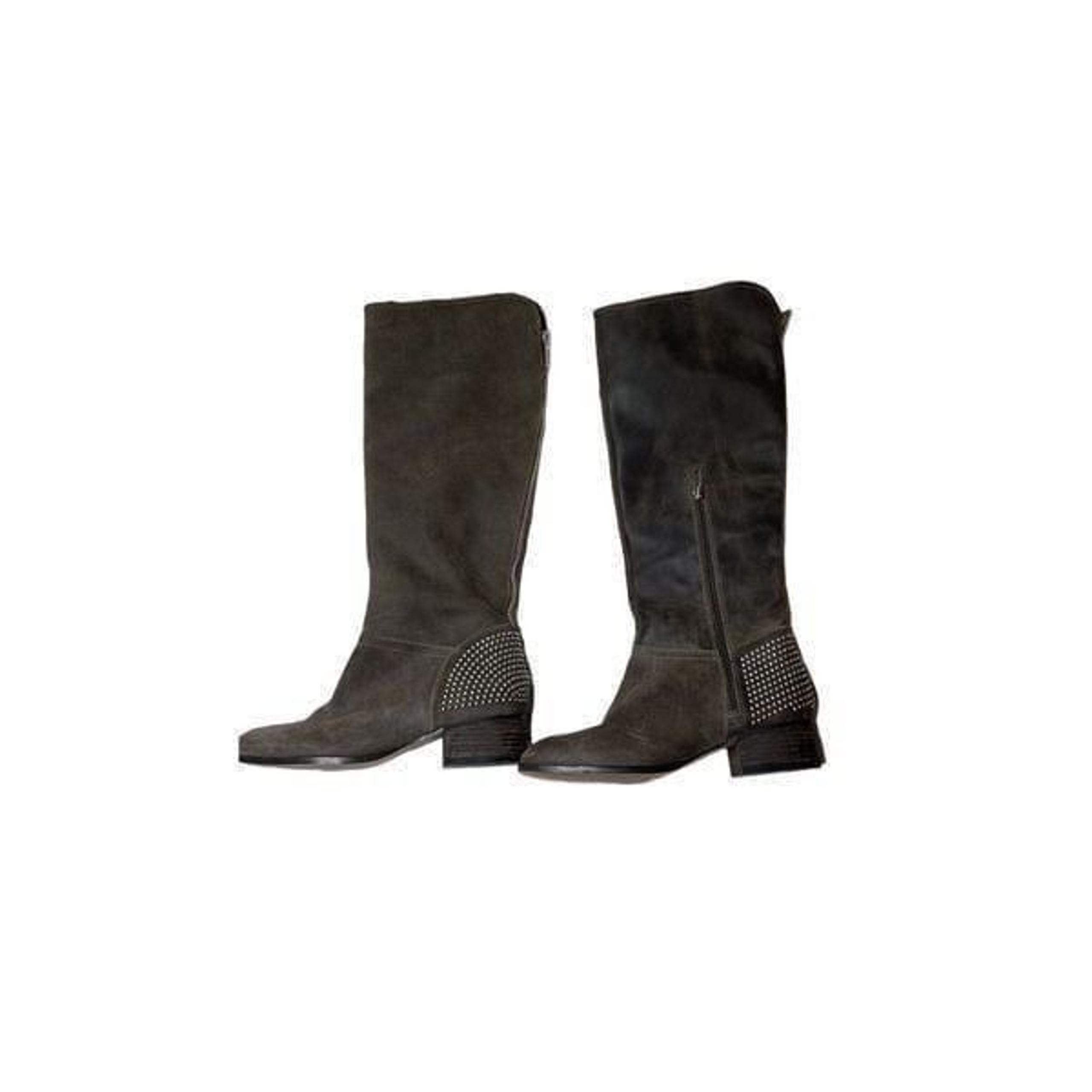 Ivanka Trump Fanci Studded Motorcycle Leather Boots. Size