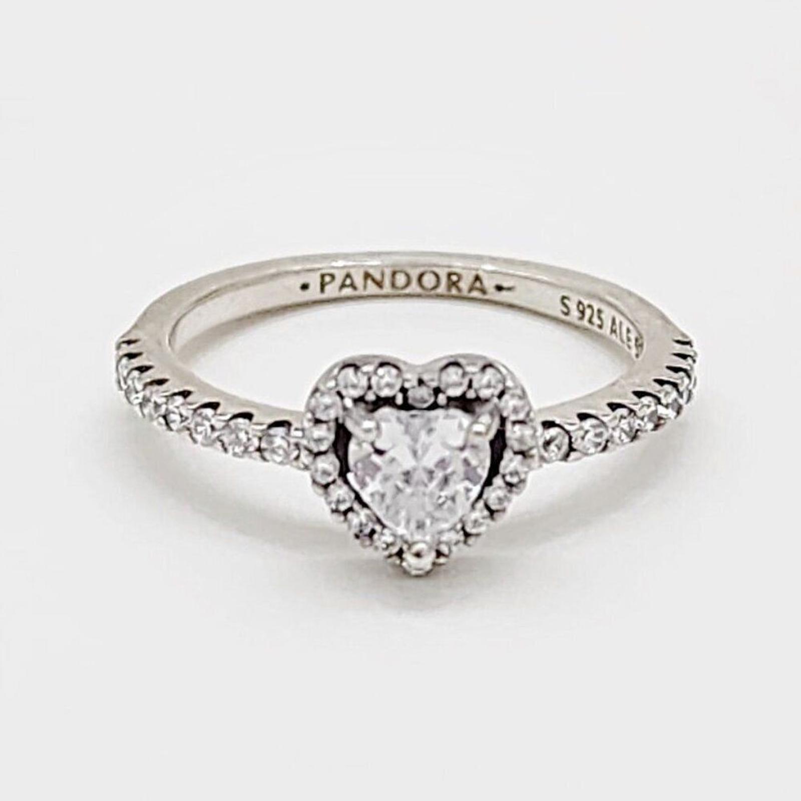Pandora ElevatedHeart Ring Size 8