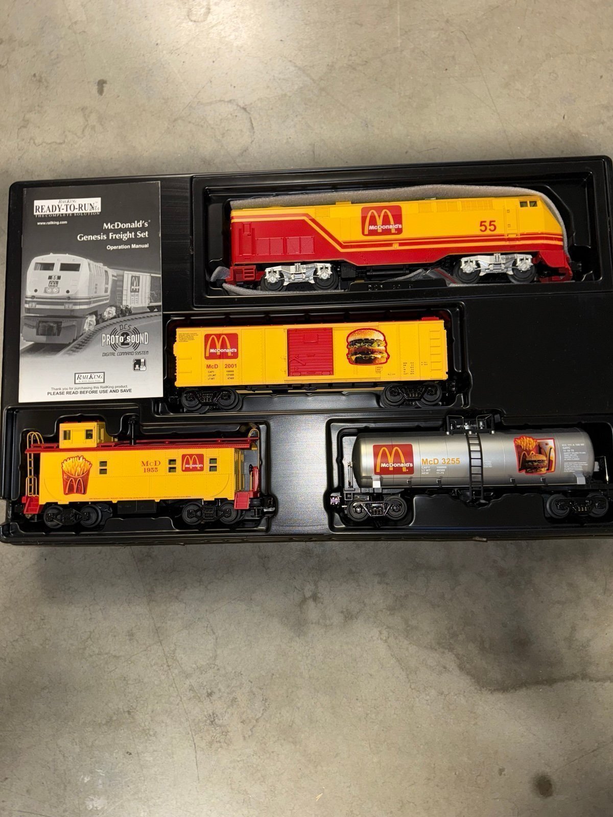 MTH Railking Mcdonalds Genesis O Gauge Diesel Train Set