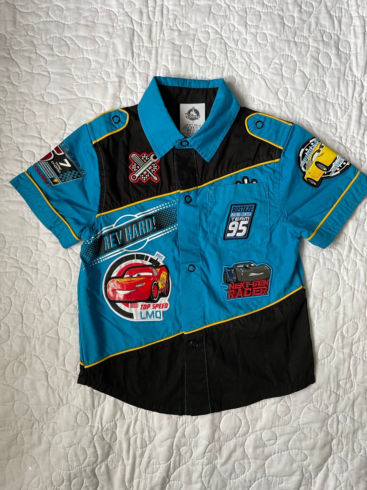 Disney cars mechanic shirt 2025