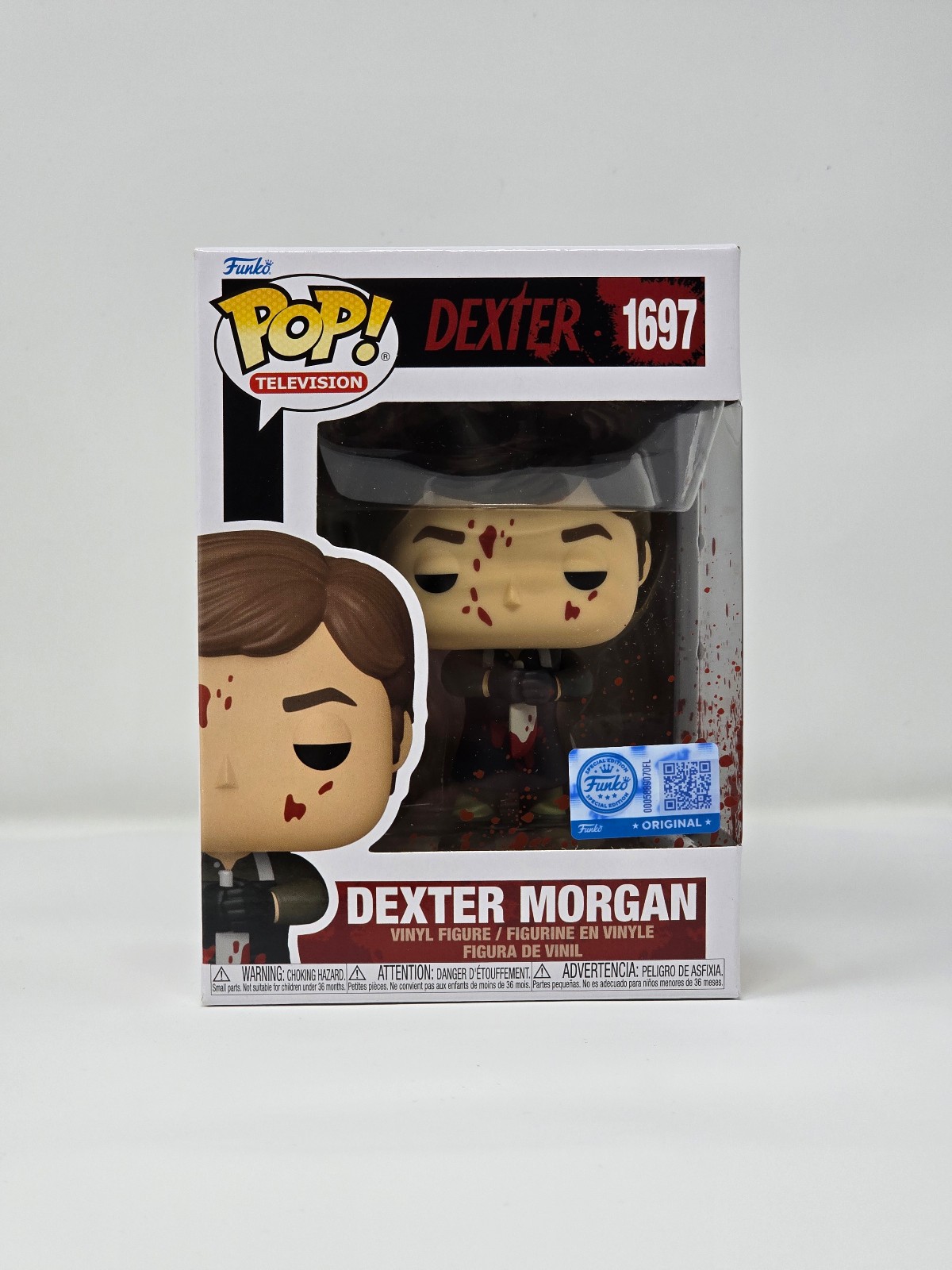 Funko Pop Dexter Morgan Bloody in hand!! 1697