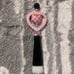 #M24 Pink Double Checkered Hearts Makeup Brush Set