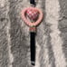 #M24 Pink Double Checkered Hearts Makeup Brush Set