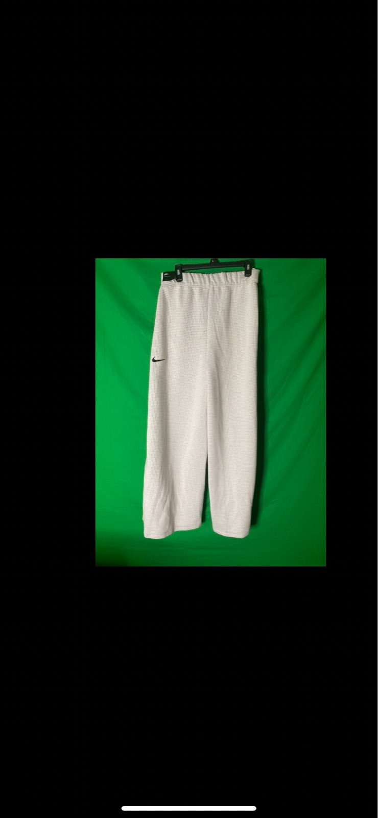 Nike Jogging Pants Wide Leg Coupe White