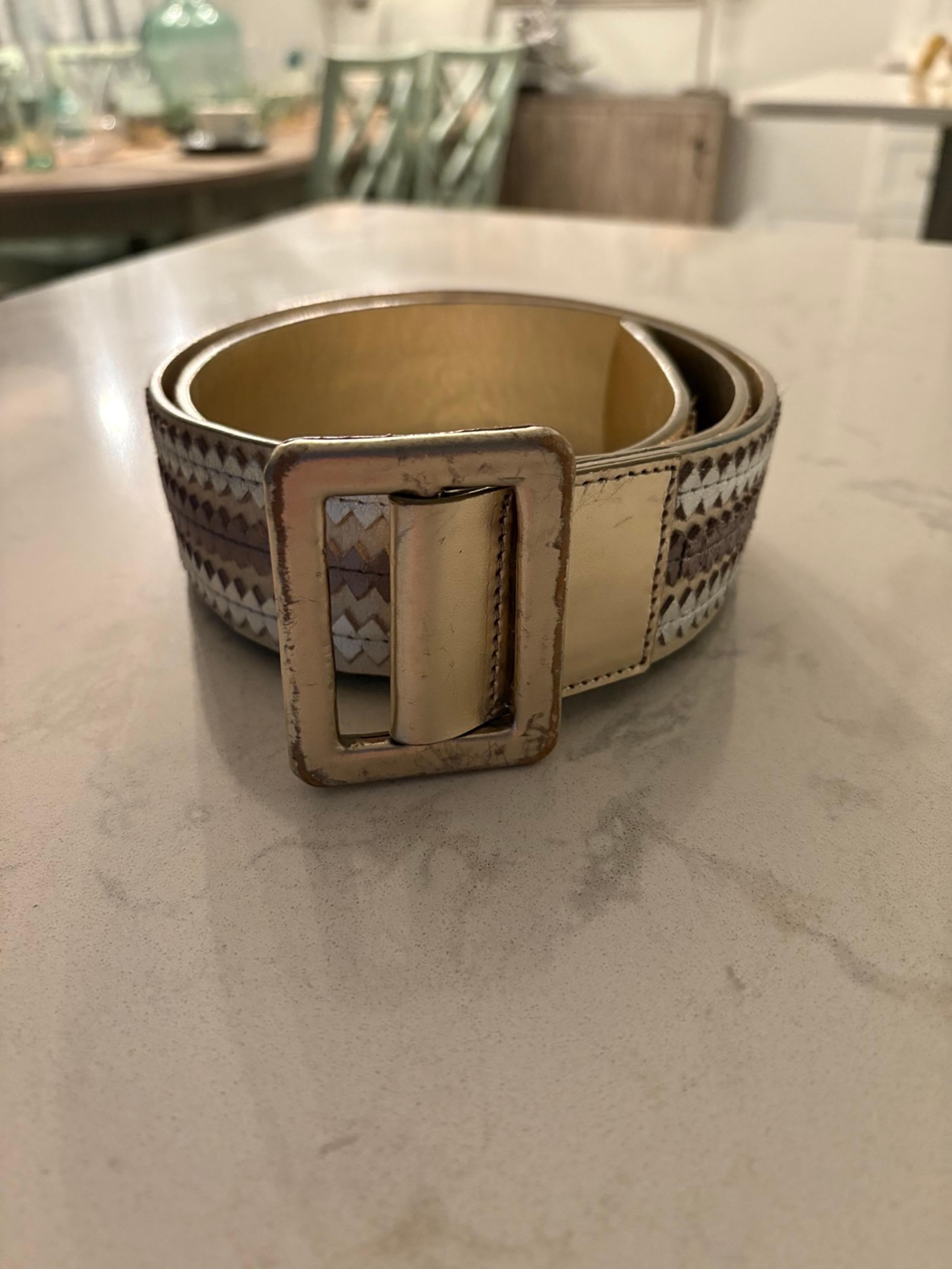 Boden Silver and Gold Belt