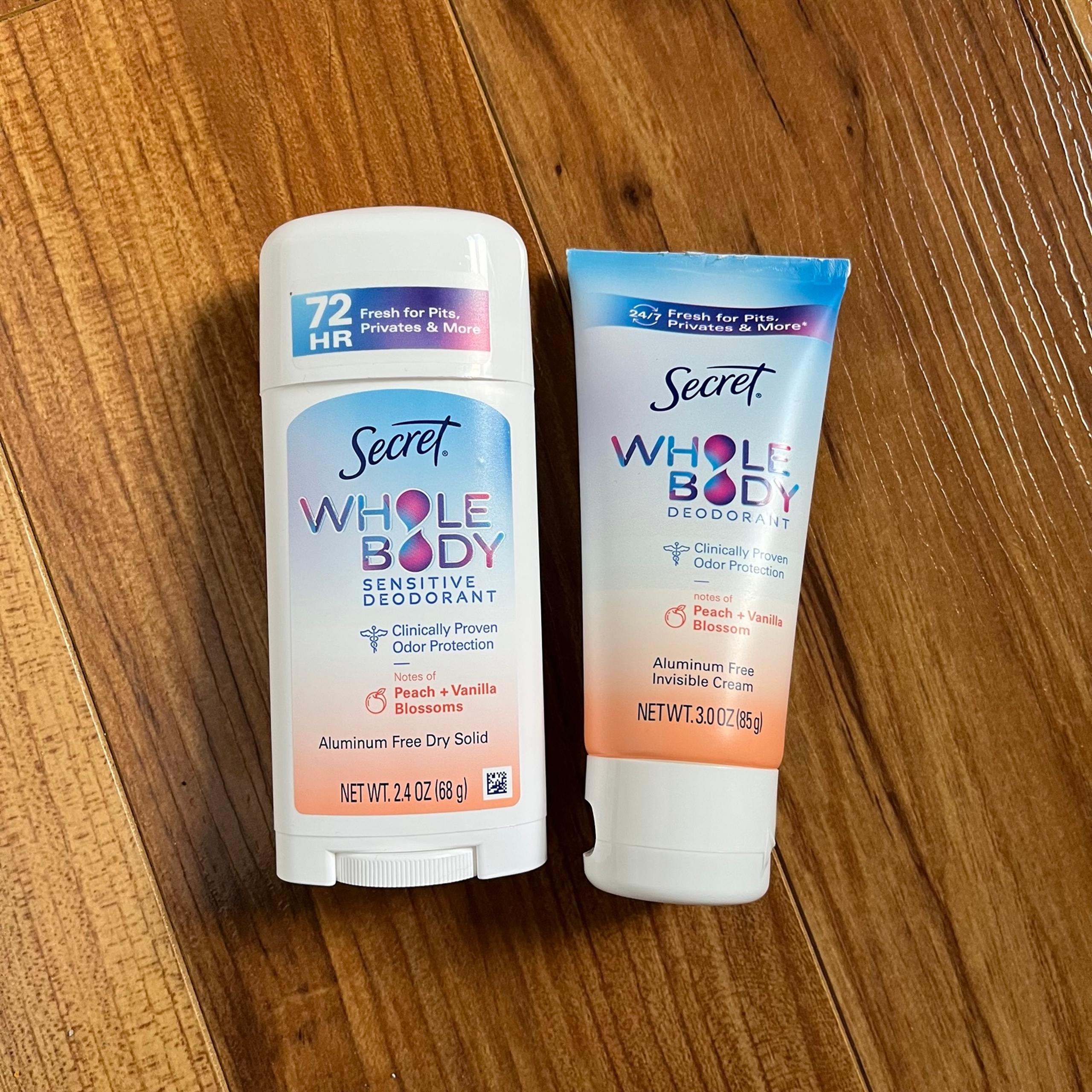 Secret Whole Body Deodorant New Peach + Vanilla Blossom