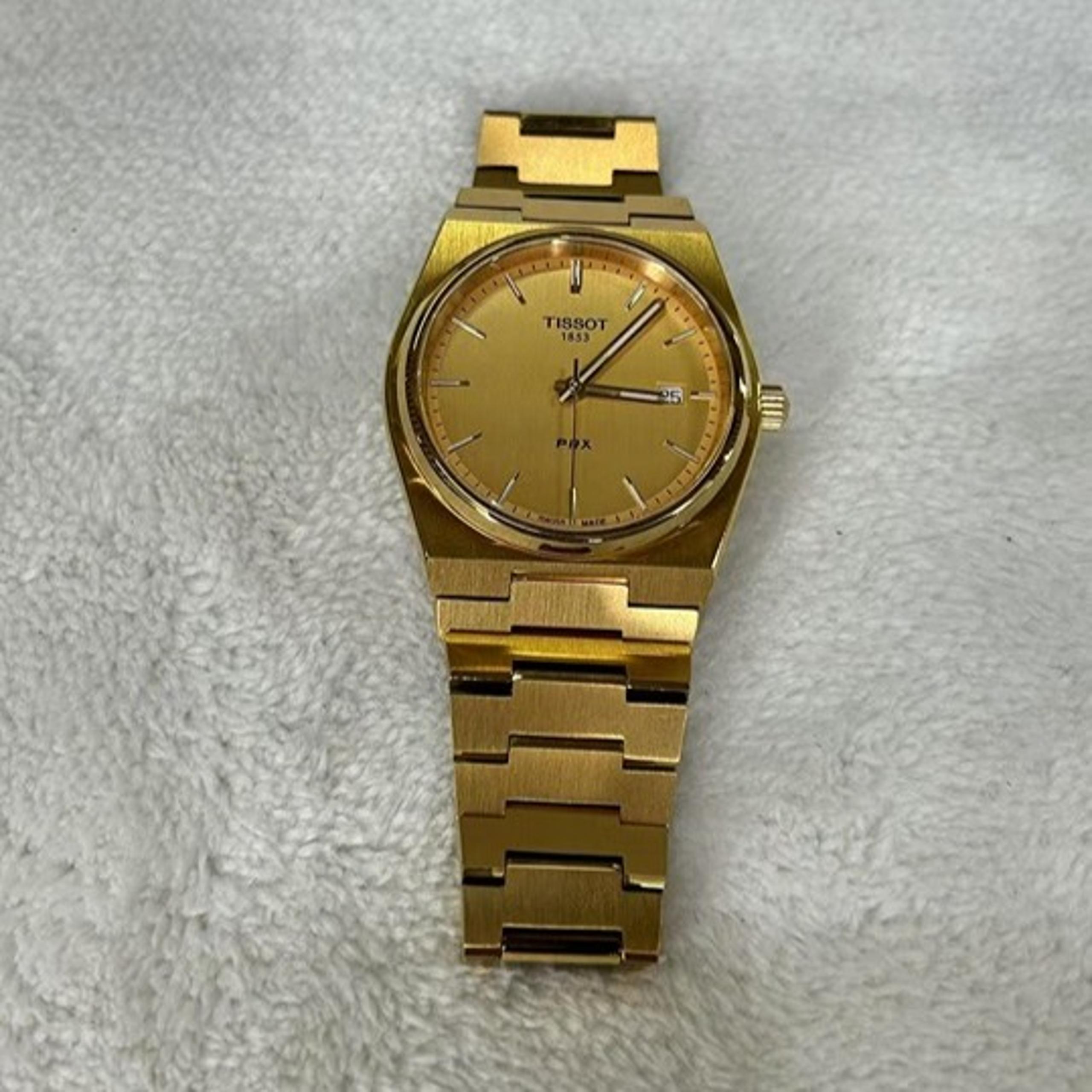(Champagne dial) Men's Tissot PRX--40 mm Swiss Quartz Watch