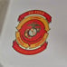 Vintage USMC Fiberglass Chowhall Camtray