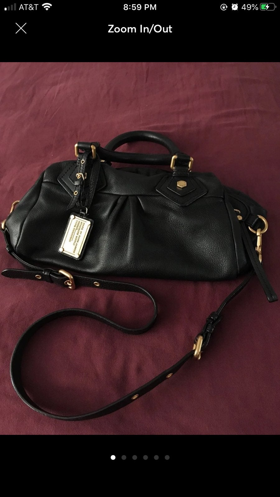 Marc Jacobs Leather Classic Q Groovee