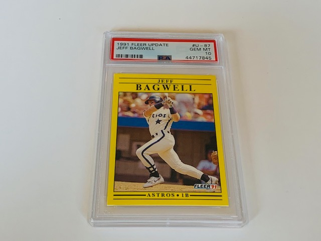 Jeff Bagwell Rookie Fleer PSA 10 Astros