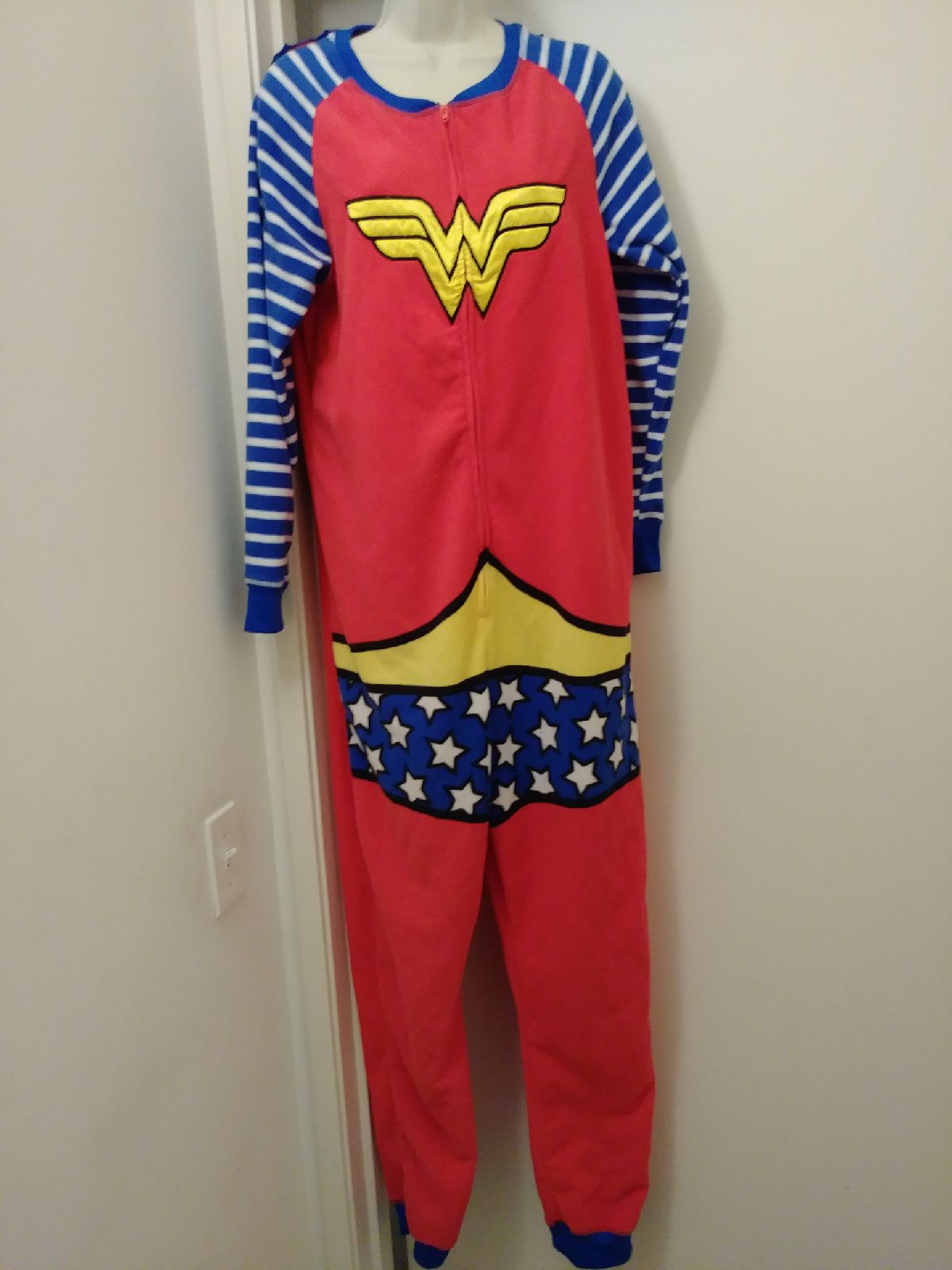 Wonder Women Onsie Costume Pajama- L