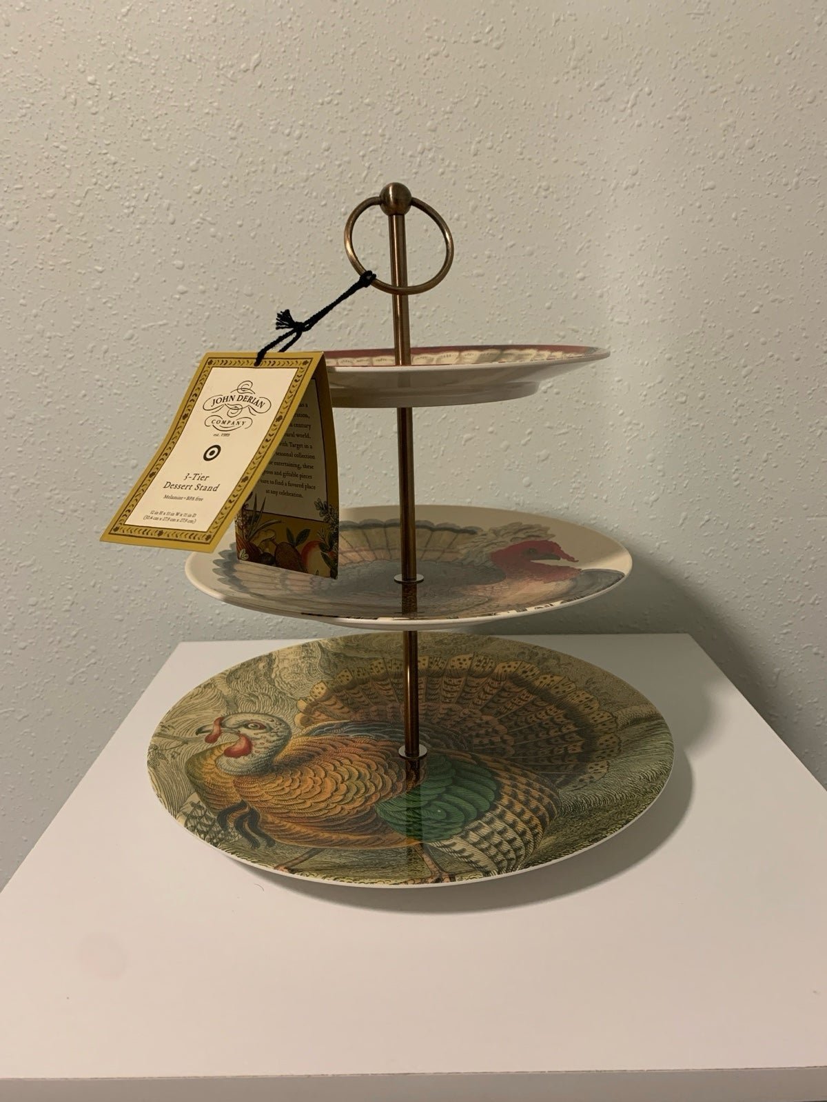 3-Tier Dessert Stand (Turkeys/Thanksgiving)