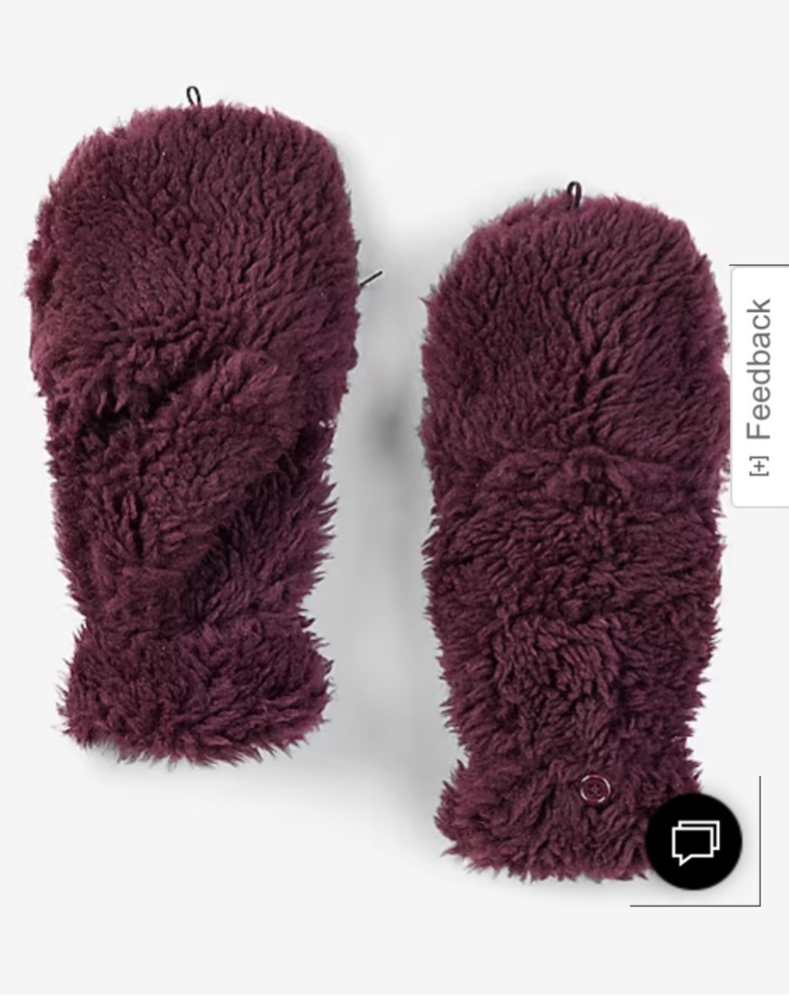 NWT convertible teddy mittens - Express