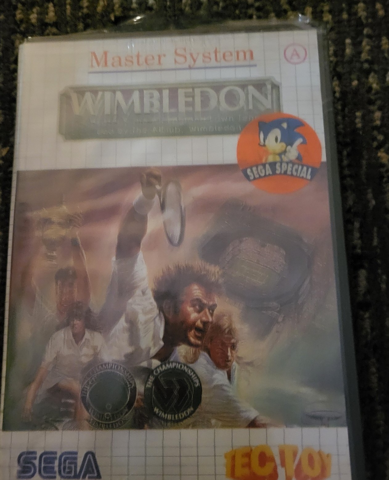 Sega Master Wimbledon game