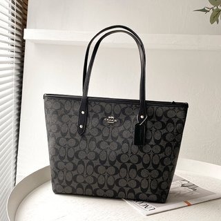 City Zip Tote In Signature Canvas