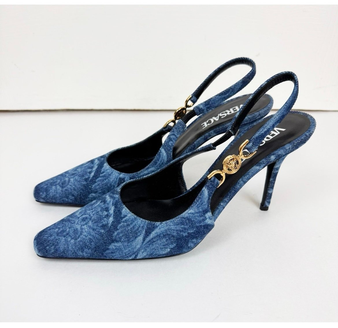 Versace Medusa 95 85 mm barocco- Jacquard pumps